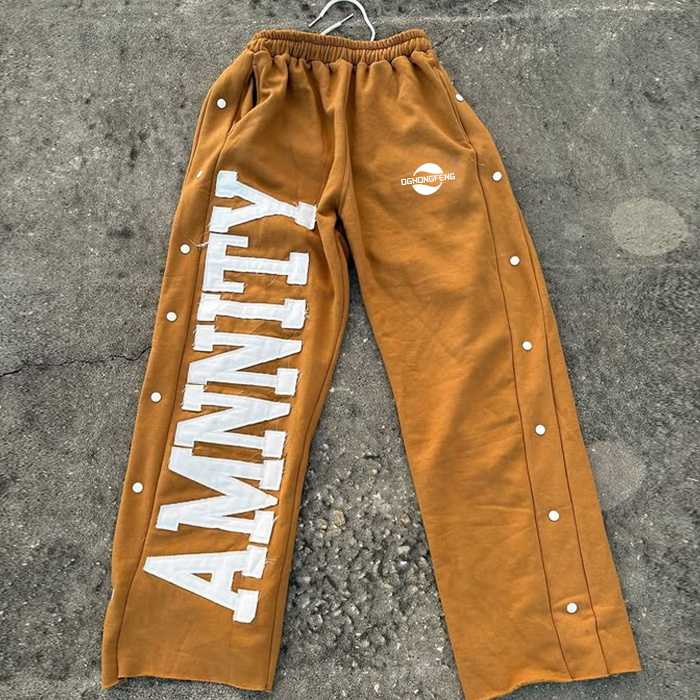 factory producing french terry sweatpants cotton sweatpants
